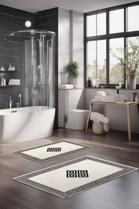 Mijölnir Juego de alfombrillas de baño CT-5070 Multicolor Mijölnir Juego de alfombrillas de baño CT-5070 Multicolor